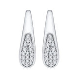 10K White Gold, Sterling Silver