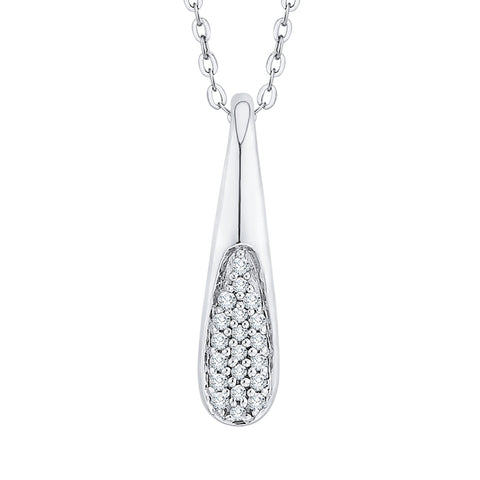 KATARINA Diamond Fashion Pendant Necklace (1/10 cttw)