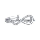 10K White Gold~White Diamond