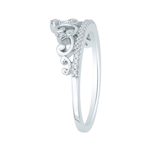 KATARINA Diamond Crown Ring (1/10 cttw GH, I2/I3)