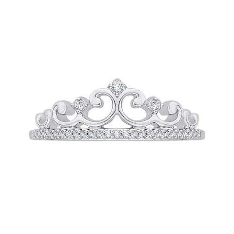 KATARINA Diamond Crown Ring (1/10 cttw GH, I2/I3)