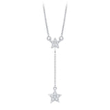 10K White Gold~White Diamond,Sterling Silver~White Diamond