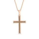 10K Rose Gold~Brown Diamond