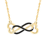 10K Yellow Gold~Black Diamond