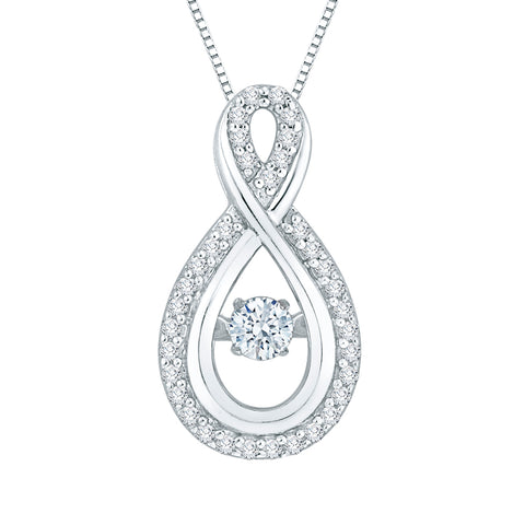 KATARINA Diamond Fashion Pendant Necklace (1/4 cttw GH, I2-I3)
