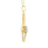 10K Yellow Gold~White Diamond
