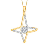 10K Yellow Gold~White Diamond