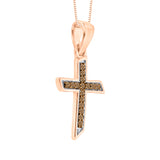 10K Rose Gold~Brown Diamond