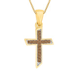10K Yellow Gold~Brown Diamond