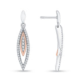 10K White and Rose Gold~GH | I2/I3