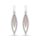 10K White and Rose Gold~GH | I2/I3