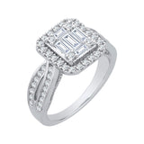 14K White Gold~GH | I1-I2
