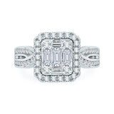 14K White Gold~GH | I1-I2