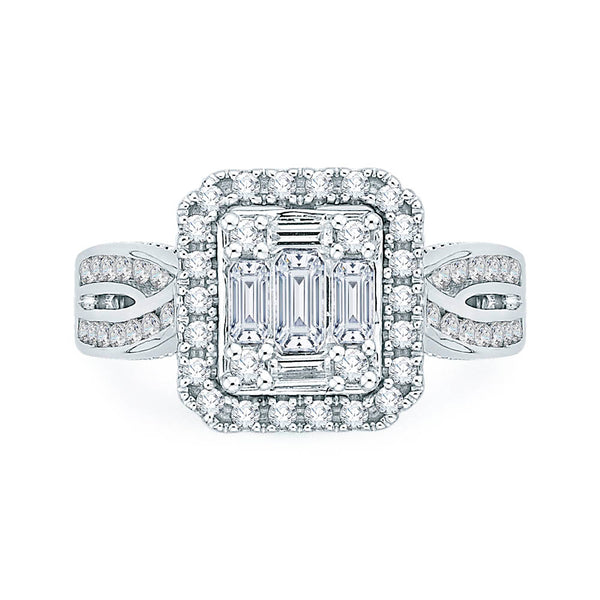 14K White Gold~GH | I1-I2