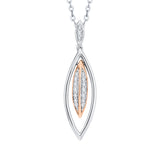10K White and Rose Gold~JK | SI2/I1