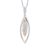 10K White and Rose Gold~JK | SI2/I1