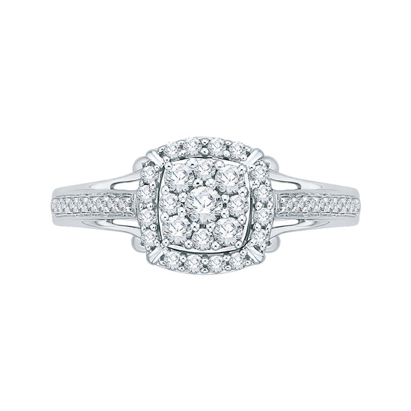 14K White Gold~GH | I1-I2