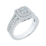 14K White Gold~GH | I1-I2