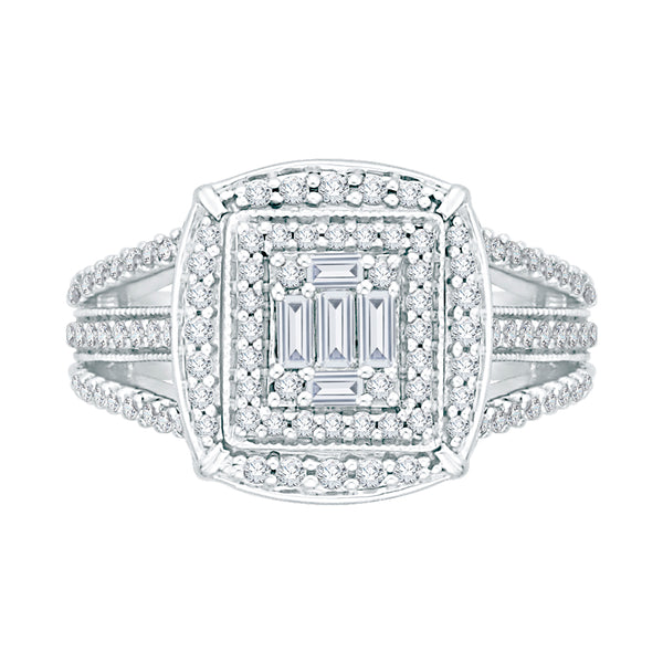 14K White Gold~GH | I1-I2