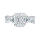 14K White Gold~GH | I1-I2
