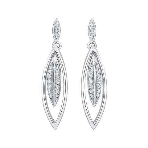 KATARINA 1/3 cttw Diamond Dangle Earrings JK-SI2-I1