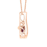10K Rose Gold~Ruby