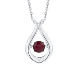 10K White Gold~Ruby