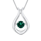 10K White Gold~Emerald