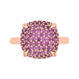 14K Rose Gold~Pink Sapphire 
