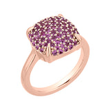 14K Rose Gold~Pink Sapphire 