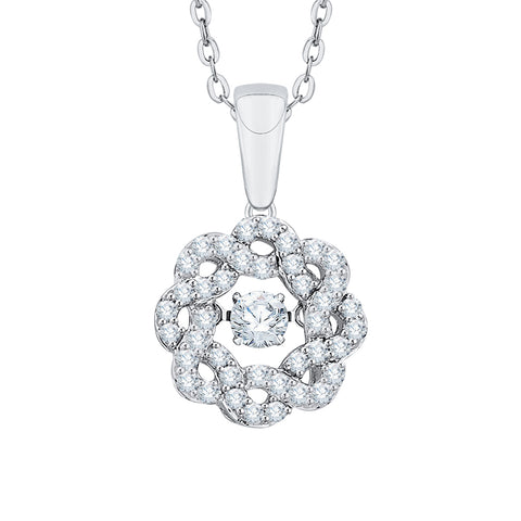 KATARINA Diamond Fashion Pendant Necklace (1/2 cttw GH, I2/I3)