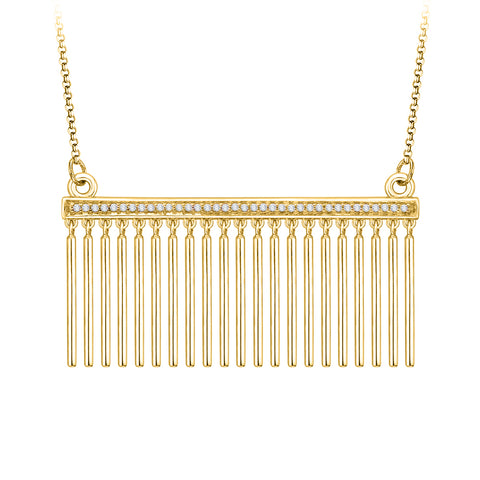 KATARINA Diamond Fashion Pendant Necklace (1/6 cttw, GH, I2/I3)