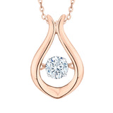 KATARINA Diamond Fashion Pendant Necklace (1/4 cttw)