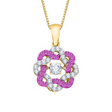 14K Yellow Gold~Pink Sapphire