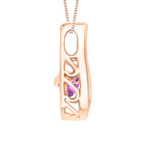 10K Rose Gold~Pink Sapphire