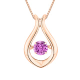 10K Rose Gold~Pink Sapphire