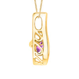 10K Yellow Gold~Pink Sapphire