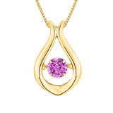 10K Yellow Gold~Pink Sapphire