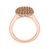 14K Rose Gold~Brown Diamond