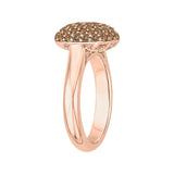 14K Rose Gold~Brown Diamond