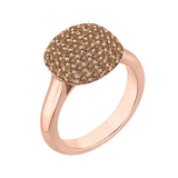 14K Rose Gold~Brown Diamond