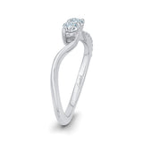 14K White Gold~GH | I1