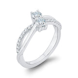 14K White Gold~GH | I1