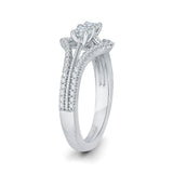 14K White Gold~GH | I1