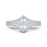 14K White Gold~GH | I1