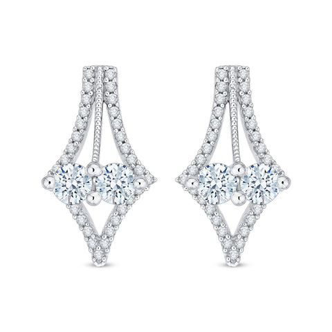 KATARINA Diamond Fashion Earrings (7/8 cttw)