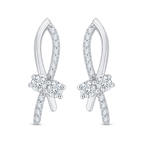 KATARINA Diamond Fashion Earrings (5/8 cttw)