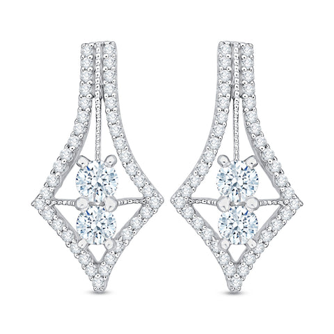 KATARINA Diamond Fashion Earrings (3/4 cttw)