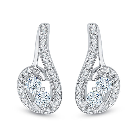 KATARINA Diamond Fashion Earrings (1/2 cttw)