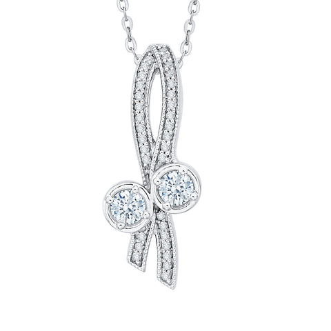 KATARINA Diamond Fashion Pendant Necklace (5/8 cttw)